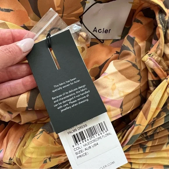 Acler Palms Dress in Kaleidoscope Floral